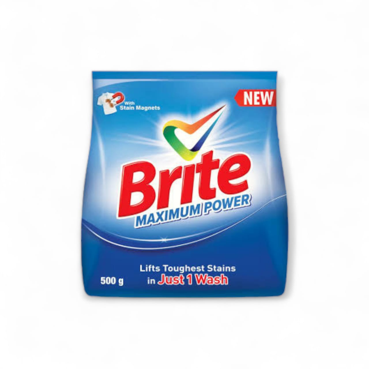BRITE DETERGENT POWDER 500GM